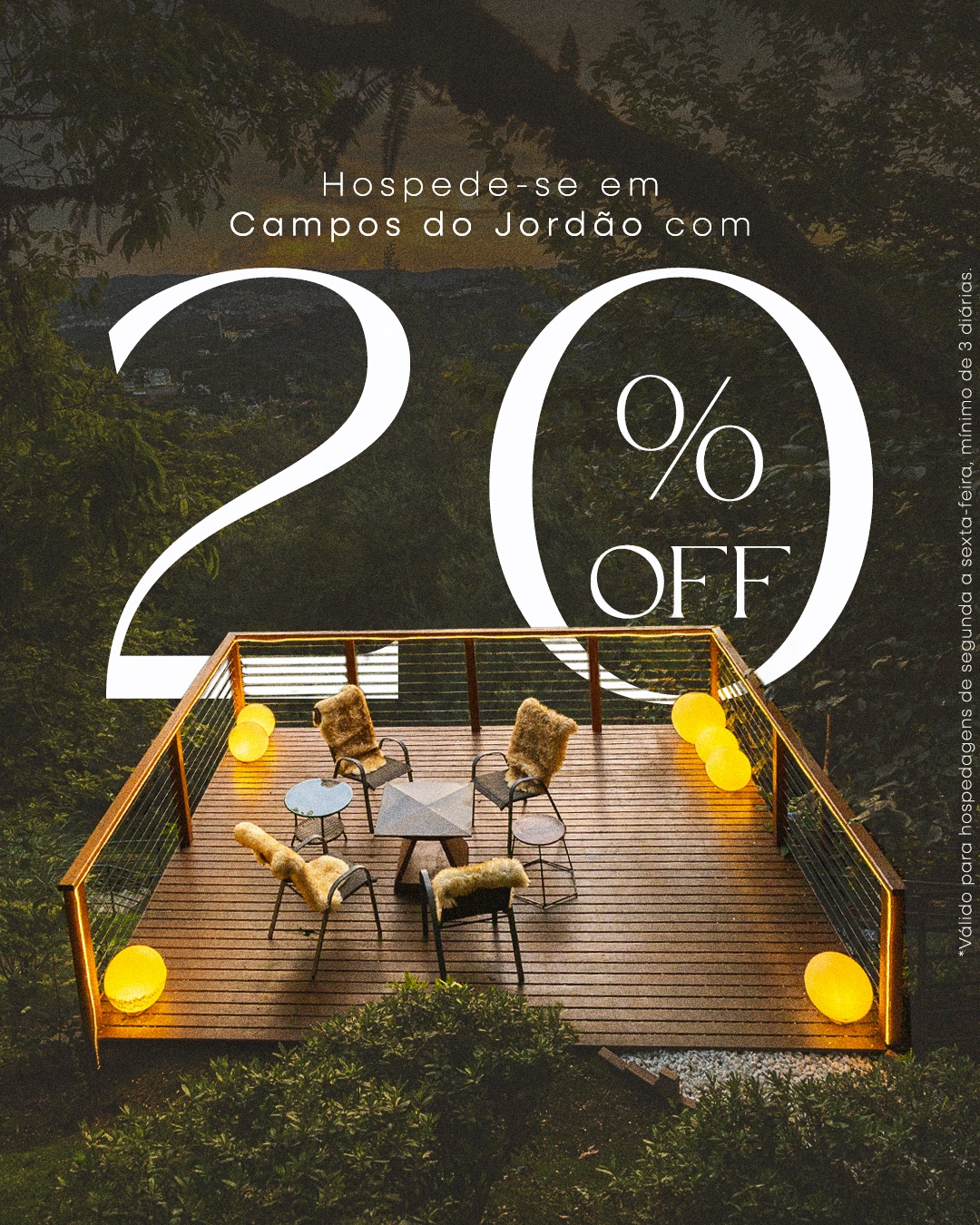 Promoção Hospedagem em Campos do Jordão